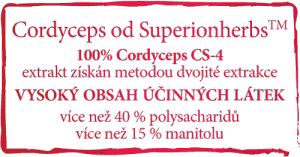 Cordyceps - pečeť kvality Superionherbs