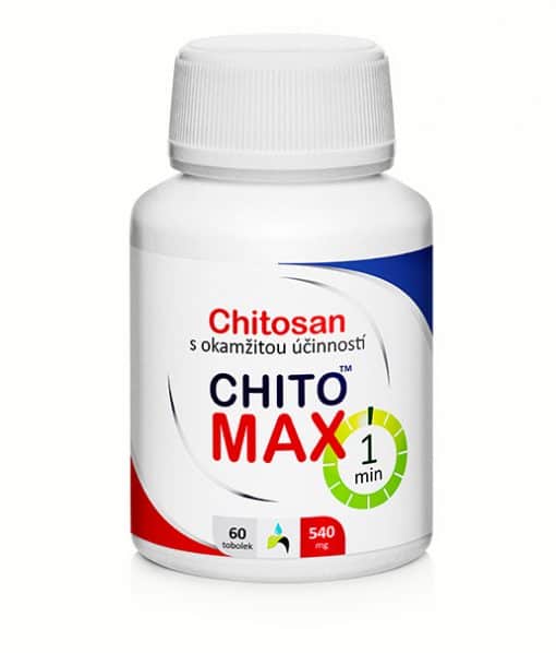Chitomax, Chitosan s okamžitou účinností, 60 tobolek, 540 mg