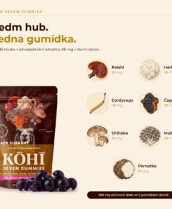 KŌHĪ Seven Gummies - Obrázek 2