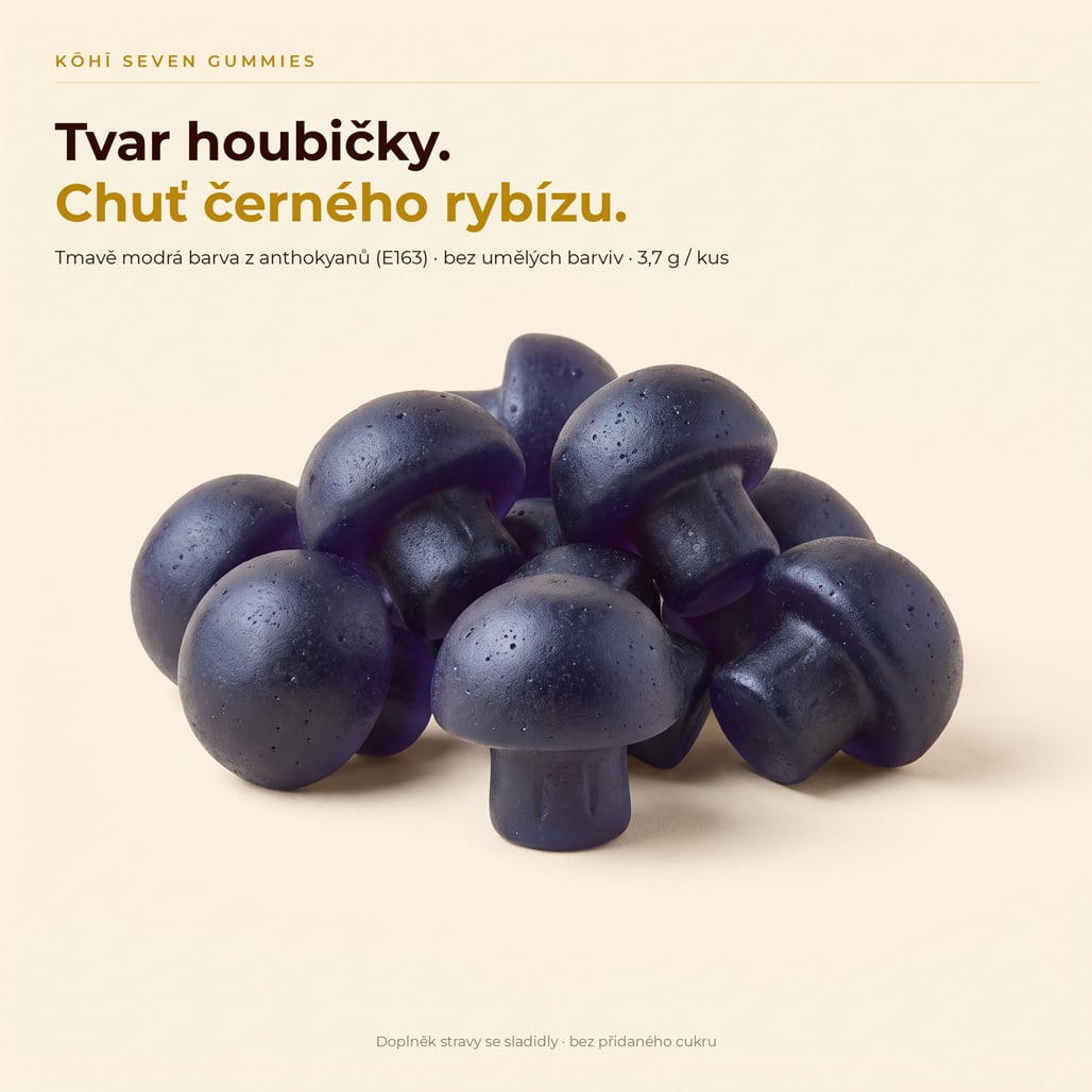 KŌHĪ Seven Gummies - Obrázek 4