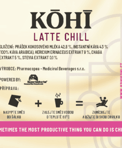 KOHI latte chill - složení kávy