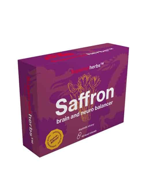 Balení tobolek šafránu - Saffron brain and neuro balancer