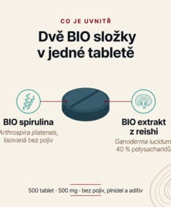 Spirulina & Reishi BIO - Obrázek 2