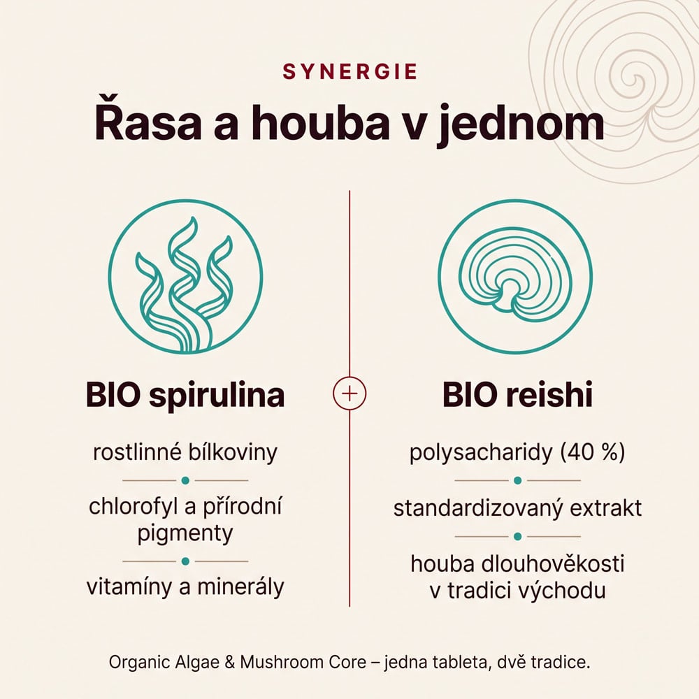 Spirulina & Reishi BIO - Obrázek 3