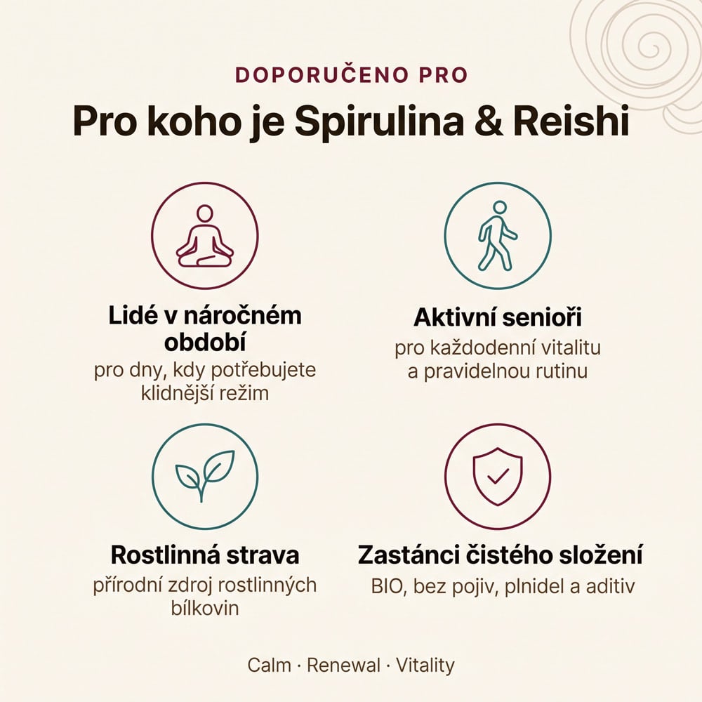 Spirulina & Reishi BIO - Obrázek 4
