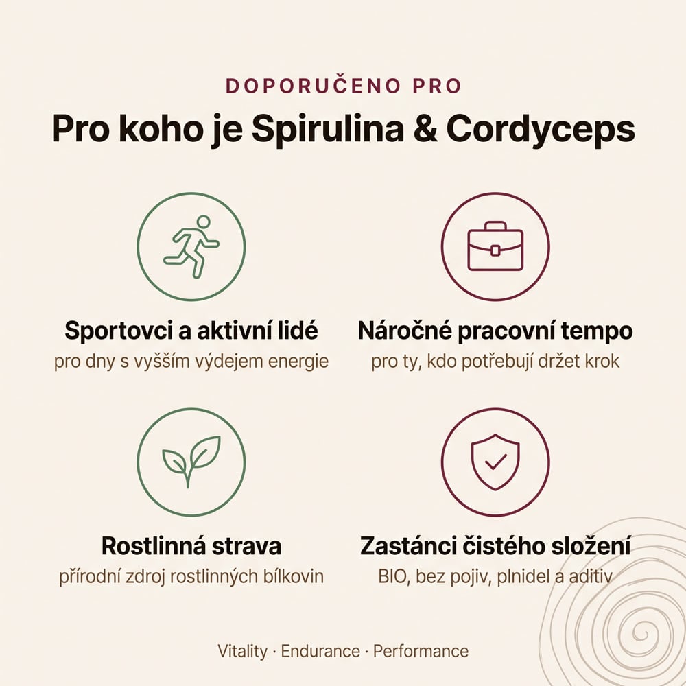 Spirulina & Cordyceps BIO - Obrázek 4